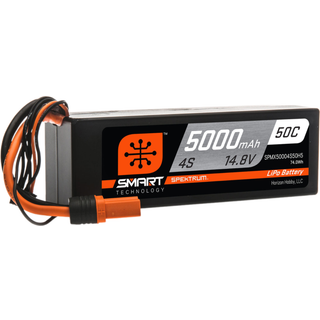 Spektrum - SPMX50004S50H5 - 14.8V Lipo Batteri med 5000 mAh, 50C i hardcase med IC5 stik