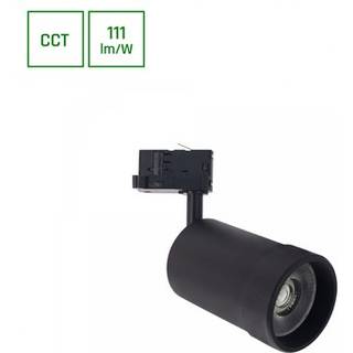 Pava Basic 20W - CCT 230V 20-45° IP20 RA80 84x136x185mm Sort - Dæmpbar : Ikke dæmpbar, Kulør : CCT (Varm til Kold Hvid)