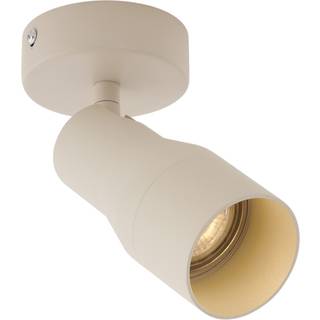 Moderne loftspot beige GU10 50 mm rund - Stanley