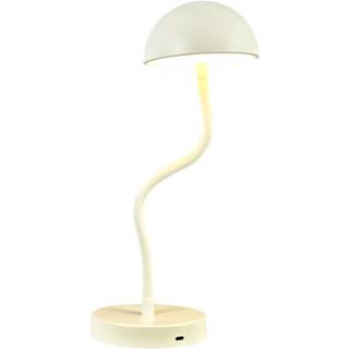 Fonzy LED pearl white genopladelig bordlampe