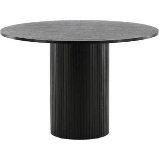 Venture Design, Bianca spisebord Ø110 sort