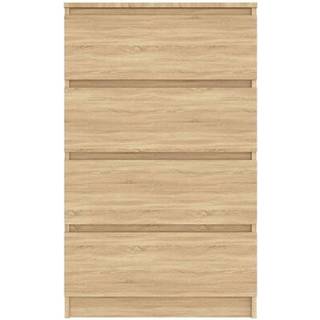 Skænk 60X35X98,5 Cm Konstrueret Træ - Sonoma-eg