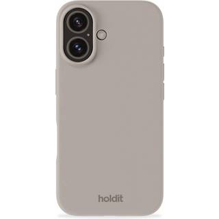 HOLDIT - Silicone Cover Taupe - iPhone 16