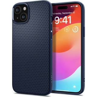 Spigen Liquid Air (iPhone 15) - Mørkeblå