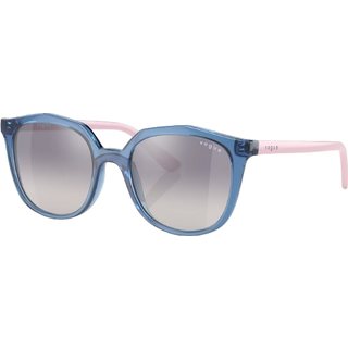 VOGUE EYEWEAR Børn VJ2016 28387B Solbriller Injiceret Blå Lyseblå Geometrisk Spejlet Skygge