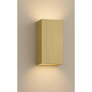 Searchlight Loftslampe London Square, dæmpbar, Messing/guld, Stue/spisestue, Aluminium, Moderne