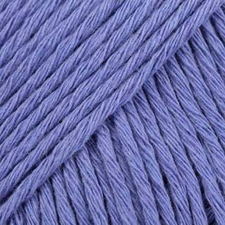 DROPS Cotton Light 33 Blå-klokke (Uni Colour) Indhold: 50% Bomuld, 50% Polyester Garngruppe: B (20 - 22 masker) / 8 ply / DK / worsted Vægt/længde: 50 g = ca. 105 meter Anbefalede pinde: 4 mm Strikkefasthed: 10 x 10 cm = 21 m x 28 p Finvask 40º / Tørres fladt.