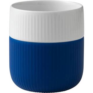 Royal Copenhagen Riflet Contrast krus mørkeblå 33 cl