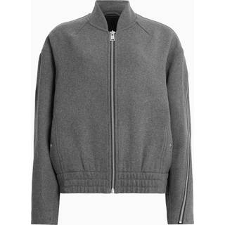 All Saints AllSaints Grey Hackney Bomber Jacket