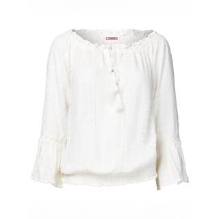 Joe Browns Joe Browns White Shirred Hem Broderie Top
