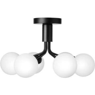 Nuura Apiales 6 Loftlampe Satin Sort & Opal