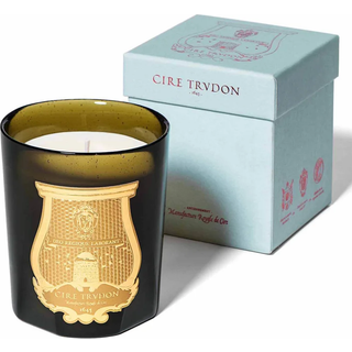 Trudon Candlelight and Scents - 'Solis Rex' candle in Green Glass, Vegetal wax