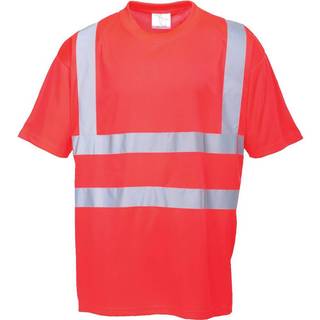 Hi-Vis t-shirt - Rød (Størrelse: XXL)