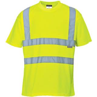 Hi-Vis t-shirt - Gul (Størrelse: 4XL)