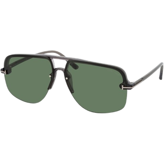 Tom Ford FT1003 HUGO-02 20N 63 Solbriller Mænd Grå - Transparent Dark Grey - 63mm