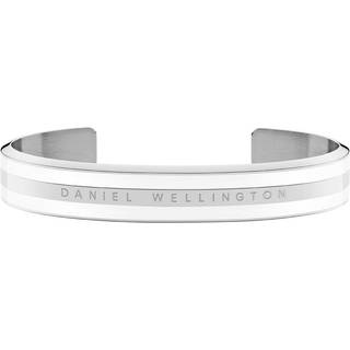 Daniel Wellington Classic armbånd satin hvid / stål, Medium