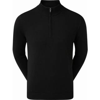 FootJoy Wool Lined 1/2 Zip Herre Pullover - Blk - Str. XXL