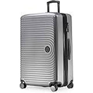MITTE - Großer Koffer Hartschale Silber matt, TSA, 77 cm, 130 Liter