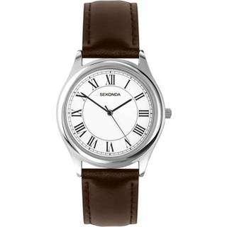 Sekonda 30249 Brown Leather Strap Watch - W31416