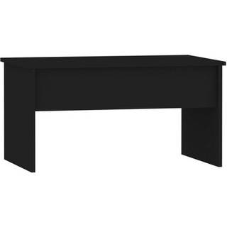 Sofabord 80X50,5X41,5 Cm Konstrueret Træ - Sort