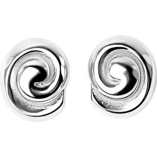 Muli Collection Swirl Earrings Silver