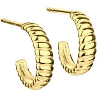 Aqua Dulce Suki Creoler små forgyldt sølv - 4961