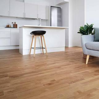 Trægulv Junckers Massiv Bøg Sylvaket Variation Ultra matlak 2-Stav