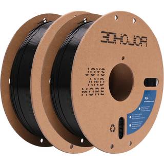 3dhojor High Speed ???la Filament 1,75 mm 3D-udskrivning Filament 1 kg*2 pap spole Fit mest FDM 3D-printerdimensionel n?jagtighed +/- 0,03 mm va