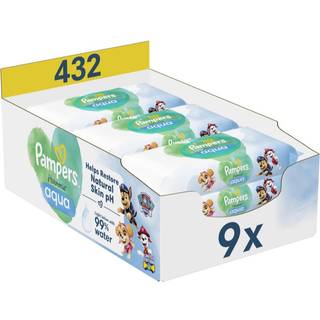 Pampers Harmonie Aqua Paw Patrol Våde renseservietter til børn 432 stk. - 432 stk.