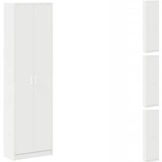 Garderobeskab med hylde Hvid 55 x 25 x 189 cm Konstrueret træ