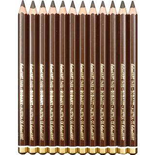 Farveblyanter, mørkebrun – 12stk