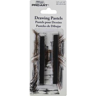 Pro Art tegning Pastel 2 pr. Kort sort b