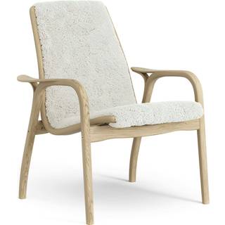 Swedese Laminett Lænestol Lakeret Egetræ / Offwhite - Lænestole Fåreskind Off-White - 23101|E1251