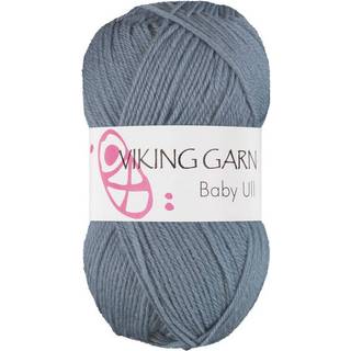 Viking Baby Ull 393 Dueblå Indhold: 100% Merino Superwash uld Vægt/længde: 50 g = ca. 175 meter Anbefalede pinde: 3 mm Strikkefasthed: 10 cm = 28 m Finvask, max 40°C / Brug aldrig skyllemiddel / Tørres fladt.