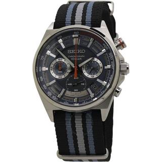 Seiko Conceptual Chronograph Blue Dial Nylon Strap Men's Watch SSB409P1