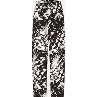 Viscose Linen Beach Pants - Black - XS