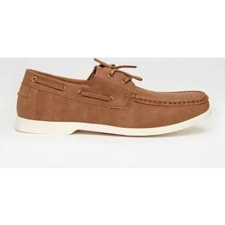 Threadbare Threadbare Brown Faux Suede Boat Shoes
