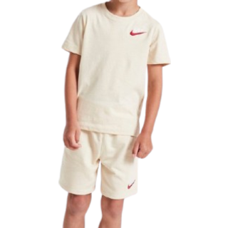 Nike Essential T-Shirt/Shorts Set Children, Brown - 6-7Y
