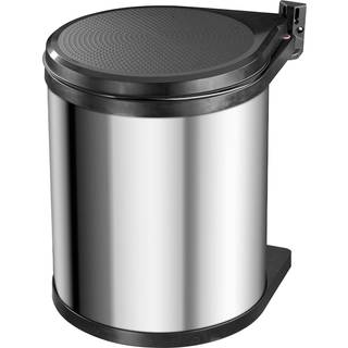 Hailo Compact-Box M - affaldsbeholder - 15 L - Rustfrit stål (skab min. bredde 40cm)
