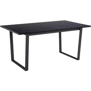 Amble spisebord (sort marmor) - 160 x 90 x 74 cm.