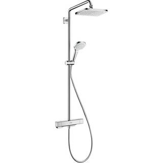 hansgrohe Croma E Showerpipe 280 1jet med termostat - krom