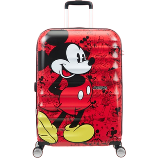 American Tourister Wavebreaker Disney Kuffert med 4 hjul rød