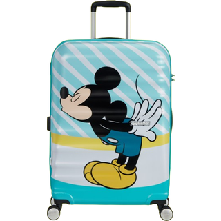 American Tourister Wavebreaker Disney Kuffert med 4 hjul blå/hvid
