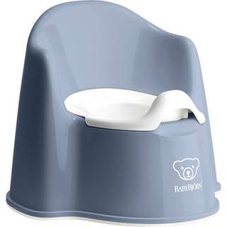 BabyBjörn Pottestol, Blue/White