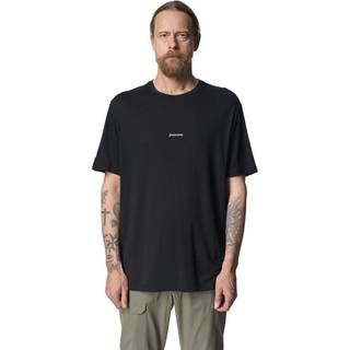 Houdini Men's Tree Message Tee True Black/Houdini, True Black / Houdini, L