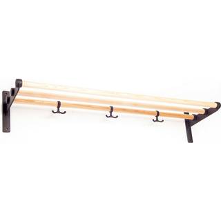 Essem Design Nostalgi Hat Rack/shoe Rack Black Fittings Hattehylde Asketræ - Hattehylder Aluminium Sort - 091