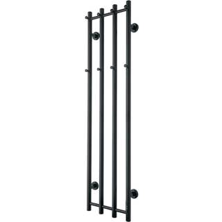 TVS ELDO 4 lodret håndklædetørrer, 34,5x140 cm, sort