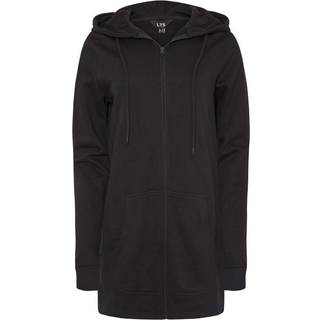 Lts Tall Black Cotton Longline Hoodie 18 Lts | Tall Women's Hoodies & Sweatshirts