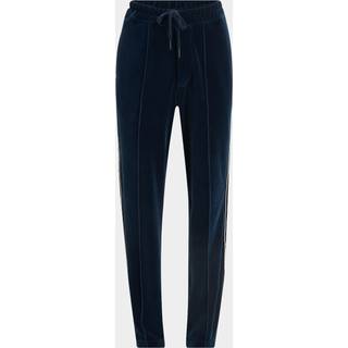 Tom Ford Cotton-blend velour track pants - blue - EU 46