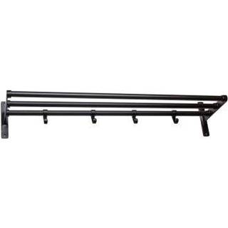 Habo Elegant hattehylde sort 60 x 18,5 x 27 cm